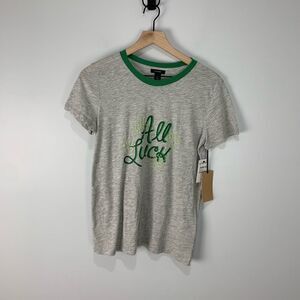Halogen Grey All Luck St. Patrick’s Day Tee